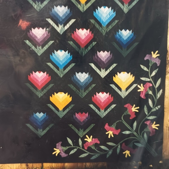 Vintage 1994 mountain paintbrush quilt pattern & instructions pieced & Applique - Picture 4 of 4